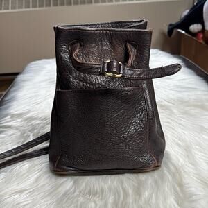 Coach Vintage Brown Leather Sonoma Bucket Shoulder Bag